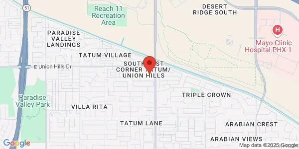 Map of 18404 N Tatum Blvd Ste 103 Phoenix, AZ 85032