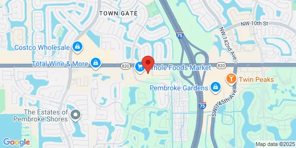 Map of 14924 Pines Blvd Unit B112 Pembroke Pines, FL 33027