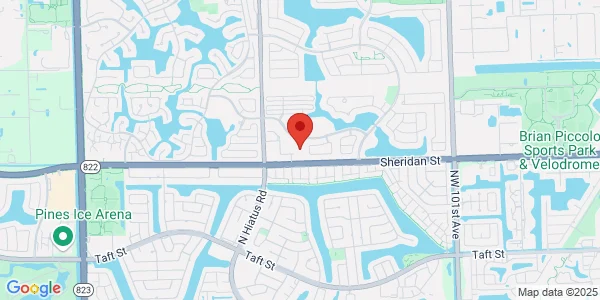 Map of 11011 Sheridan St Ste 101 Cooper City, FL 33026