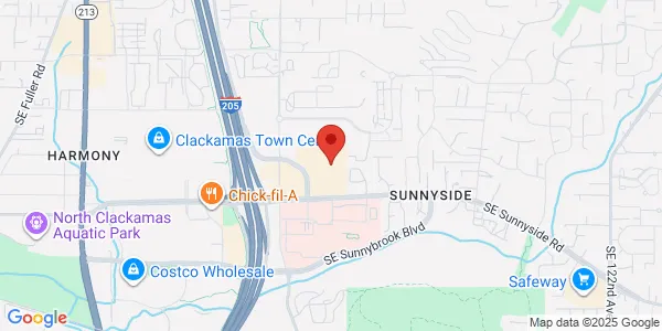 Map of 10151 SE Sunnyside Rd Ste 315 Clackamas, OR 97015