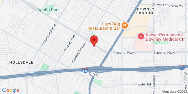Map of 8628 Imperial Hwy Downey, CA 90242