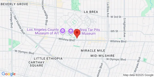 Map of 5757 Wilshire Blvd Ste 100 Los Angeles, CA 90036