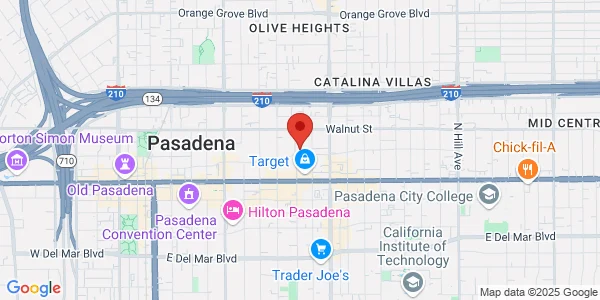 Map of 747 E Union St Pasadena, CA 91101