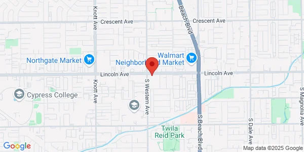 Map of 3174 W Lincoln Ave Ste 108 Anaheim, CA 92801