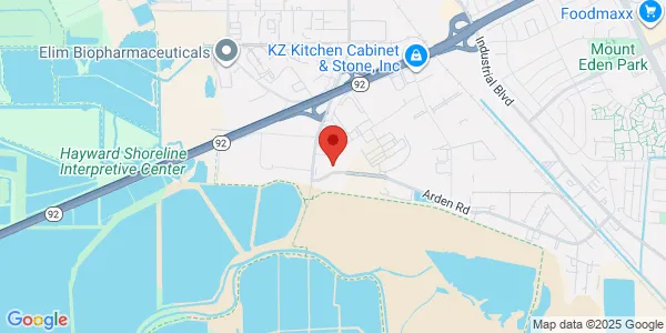 Map of 3555 Arden Rd Hayward, CA 94545