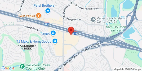 Map of 660 W Lyndon B Johnson Fwy Irving, TX 75063