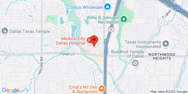 Map of 7777 Forest Ln Ste C-112 Dallas, TX 75230