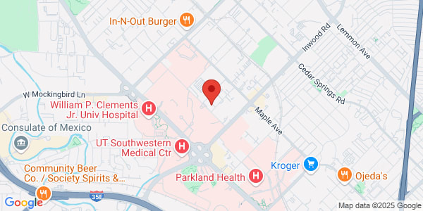 Map of 5920 Forest Park Rd Ste 560 Dallas, TX 75235