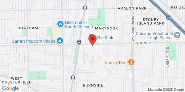 Map of 1111 E 87th St Chicago, IL 60619