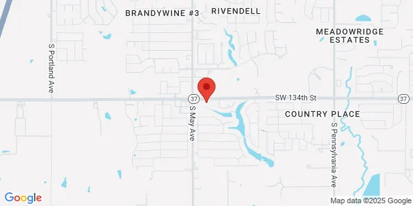 Map of 2804 SW 134th St Oklahoma City, OK 73170