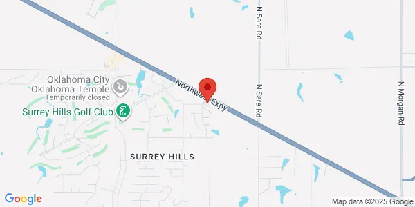 Map of 12000 Charleston Way Yukon, OK 73099