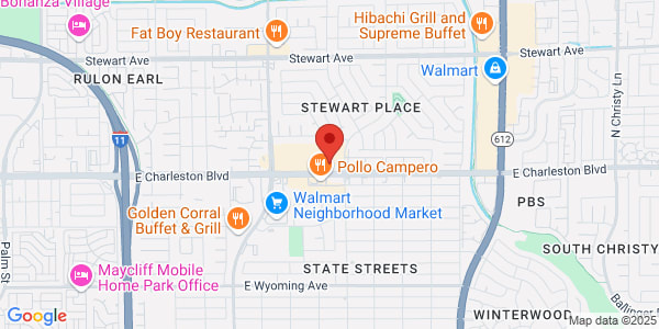 Map of 4550 E Charleston Blvd Las Vegas, NV 89104