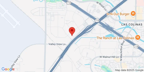 Map of 6121 N State Hwy 161 Ste 205 Irving, TX 75038