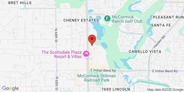 Map of 7373 N Scottsdale Rd Bldg C Ste C180 Scottsdale, AZ 85253
