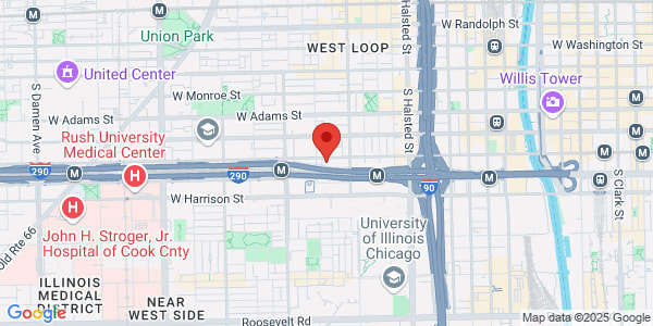 Map of 1035 W Van Buren Ste 100 Chicago, IL 60607