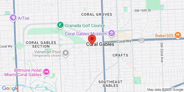 Map of 555 Biltmore Way Ste 205 Miami, FL 33134