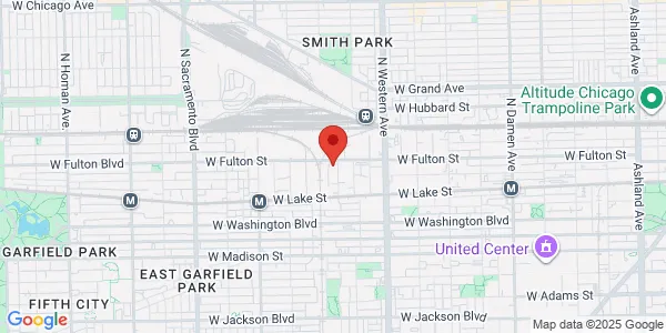 Map of 224 N Maplewood Ave Chicago, IL 60612