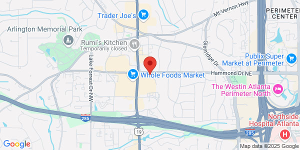 Map of 5975 Roswell Rd Sandy Springs, GA 30328