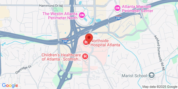 Map of 5670 Peachtree Dunwoody Rd Ste 1200 Atlanta, GA 30342