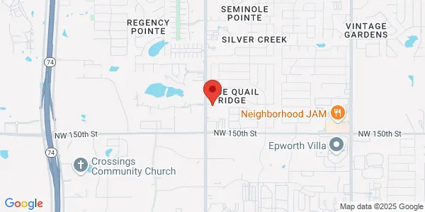 Map of 15318 N May Ave Ste B Edmond, OK 73013