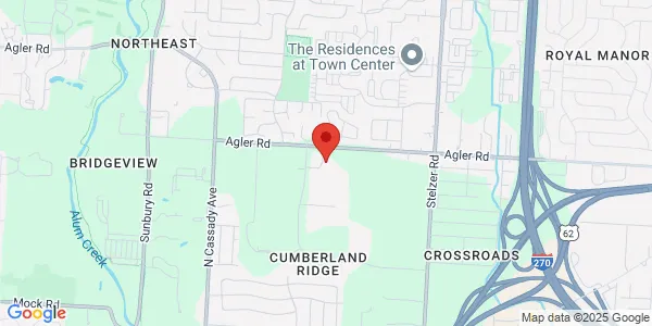 Map of 3433 Agler Rd Ste 2800 Columbus, OH 43219