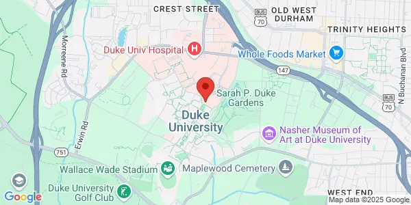 Map of 40 Duke Medicine Cir Ste 1287 Durham, NC 27710