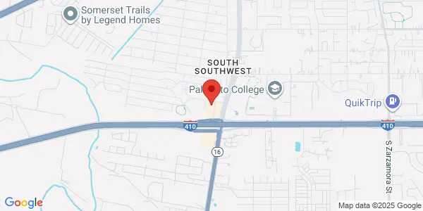 Map of 9727 Poteet Jourdanton Fwy Ste 101 San Antonio, TX 78211