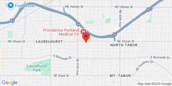 Map of 4900 NE Glisan St Portland, OR 97213