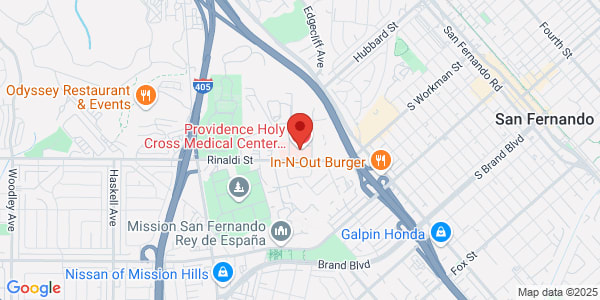 Map of 15031 Rinaldi Street Mission Hills, CA 91345
