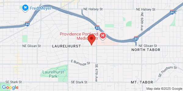 Map of 4477 NE Glisan St Portland, OR 97213