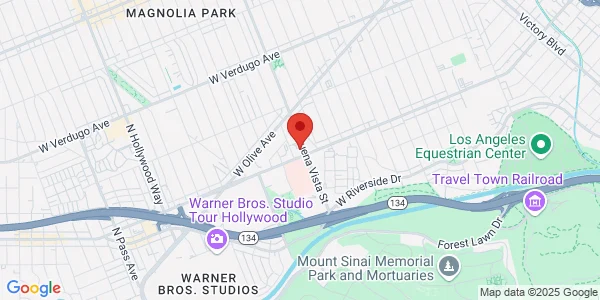 Map of 201 S Buena Vista St Burbank, CA 91505