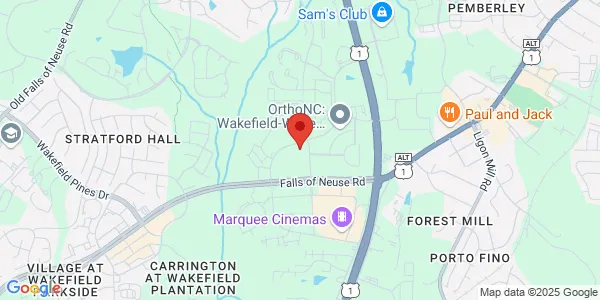 Map of 11081 Forest Pines Dr Ste 104 Raleigh, NC 27614
