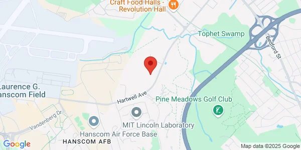 Map of 113 Hartwell Ave Lexington, MA 02129