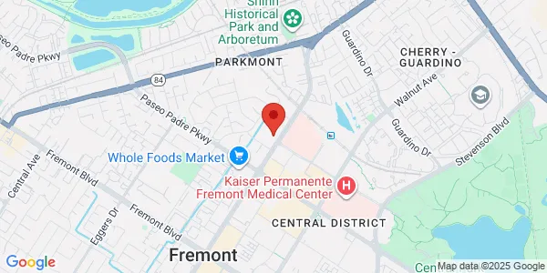Map of 2191 Mowry Ave Ste 500B Fremont, CA 94538
