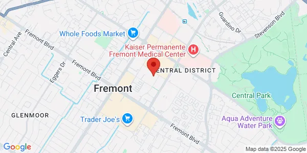Map of 39273 Liberty St Fremont, CA 94538