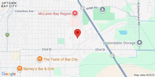 Map of 714 S Trumbull St Lower Level Bay City, MI 48708