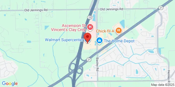 Map of 1580 Branan Field Rd Middleburg, FL 32068