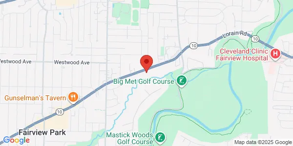 Map of 20455 Lorain Rd Ste T 02 Fairview Park, OH 44126