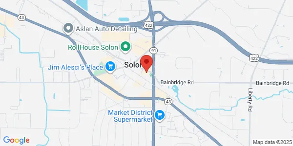 Map of 33790 Bainbridge Rd Solon, OH 44139