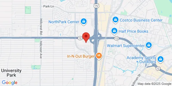Map of 7700 W Northwest Highway Dallas, TX 75225