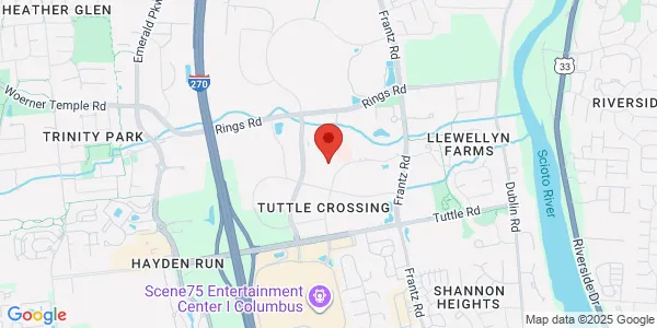 Map of 5130 Bradenton Ave Ste C Dublin, OH 43017