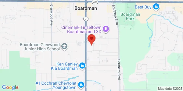 Map of 7629 Market St Ste 125 Youngstown, OH 44512