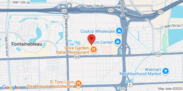 Map of 8279 W Flagler St Flagler Park Plz Miami, FL 33144