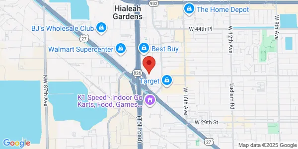 Map of 3705 W 20Th Ave. Ste 140 Hialeah, FL 33012