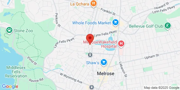 Map of 50 Tremont St Melrose, MA 02176