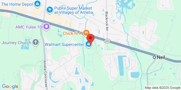 Map of 464016 State Road 200 Yulee, FL 32097