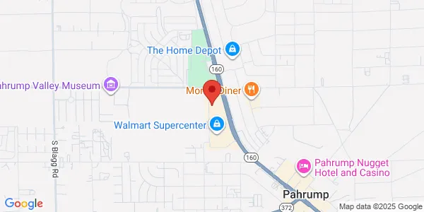 Map of 150 S Highway 160 Ste 10C Pahrump, NV 89048