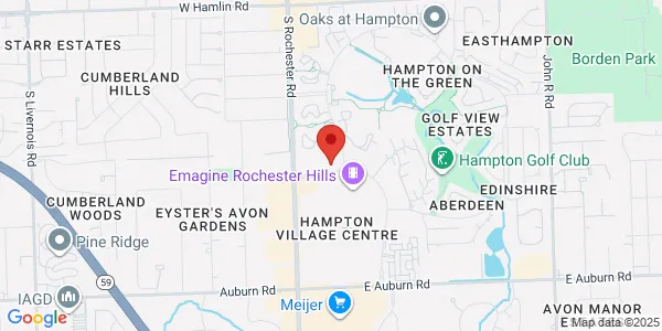 Map of 135 Barclay Cir Ste 103 Rochester Hills, MI 48307