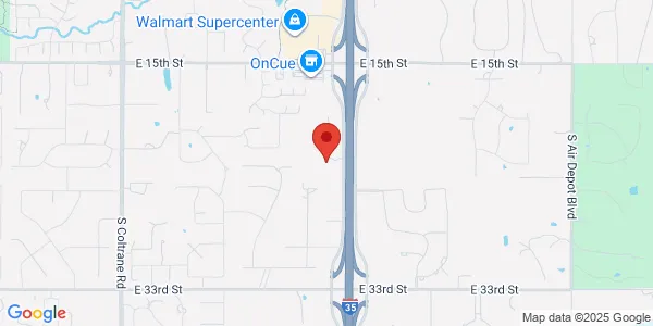 Map of 2301 W I 35 Frontage Rd Fl 2nd Edmond, OK 73013