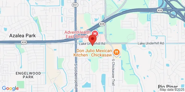 Map of 7780 Lake Underhill Road Orlando, FL 32822